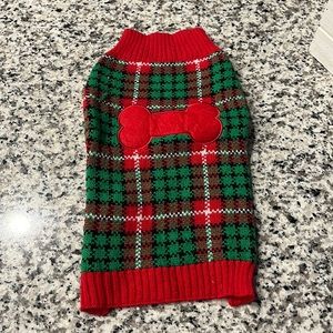 SimplyDog Dog Bone Christmas Sweater